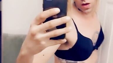 Pretty Girl in Leggings and Lace Panties is Horny for Cock - 6 image