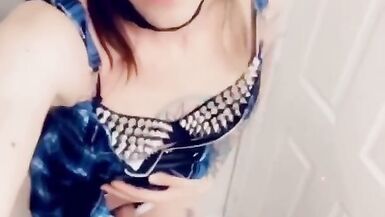 Alternative Girl Teases Her Body and Cock - 12 image