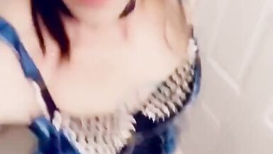 Alternative Girl Teases Her Body and Cock - 13 image