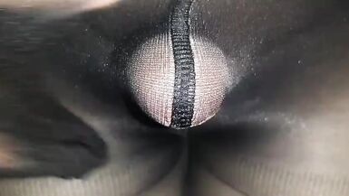 Nylon Femboy - Cum In Pantyhose, Crossdresser - 8 image