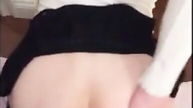 Slut fucks ass red socks with bbc - 10 image