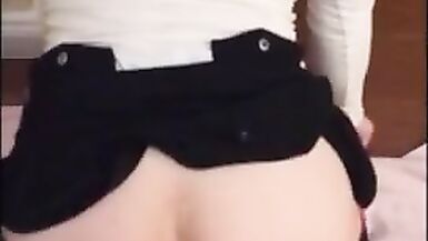 Slut fucks ass red socks with bbc - 3 image