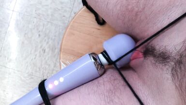 Self Bondage & Post-Orgasm Torture - 3 image
