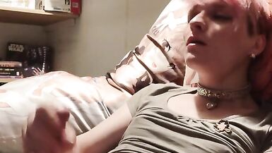 Tgirl Edges herself to a Ruined Orgasm - 5 image