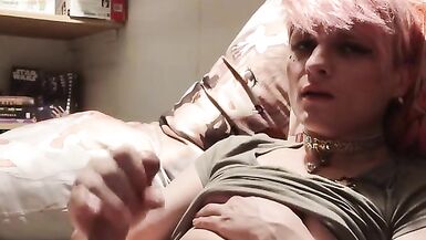 Tgirl Edges herself to a Ruined Orgasm - 9 image