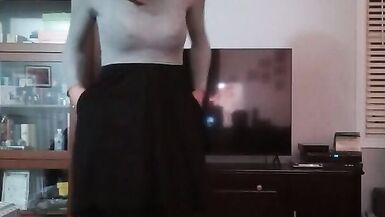 Shy Elfie! Playtime with your dear rubber elf! Female masked doll elfie and her rubber booty! - 12 image