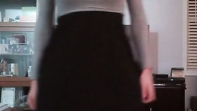 Shy Elfie! Playtime with your dear rubber elf! Female masked doll elfie and her rubber booty! - 2 image