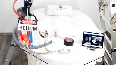 Helium Air Enema For Naughty Big Ass Tranny MILF Karolina - 3 image