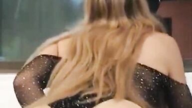 Tranny  sensual dancing as batgirl - 12 image