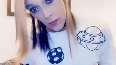 Sexy Girl Playing on The Hotel Bed