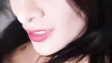 Super shemale whore play safe with a condom in the ass - 12 image