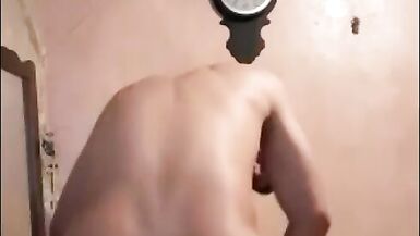 Super shemale whore play safe with a condom in the ass - 6 image