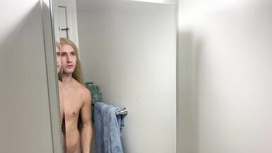 Crossdresser Fixing Messy Wig - 7 image