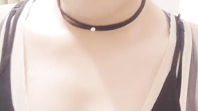 Asian cd solo in toilet using dildo - 6 image