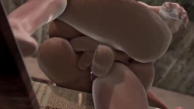 USSR Shemale MILF fucks Teen Dickgirl In Anal and Cum - 11 image