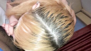 Trans Babe treating a BBC to a blowjob