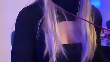 Crossdressing Gamer Jerks Off - 2 image