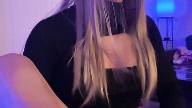 Crossdressing Gamer Jerks Off