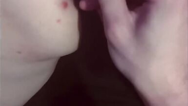 Goth Transgirl flogged and barebacked by her GF POV - 10 image