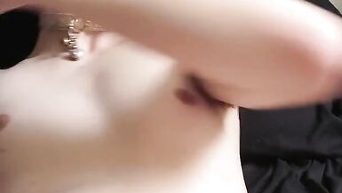 desperately fapping Tgirl gets surprise help - 4 image