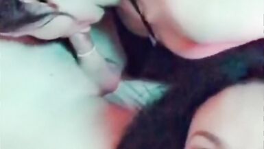 two asian hooker ladyboys and one horny client cocksucker - 12 image