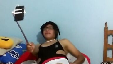 Joselynne Cd In Sexy Skirt And Thong - 2 image