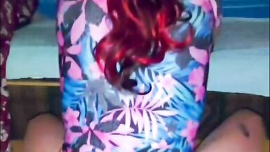 Exercise night with ZZ riding my 7 inch dildo to a hand free cum squirt - 7 image