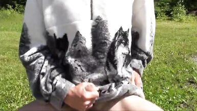 Masturbation with saliva much perfumed On my fleece soft