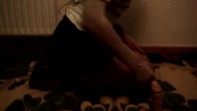 Amateur Shemale Sissy Crossdresser play with Dildo - 6 image
