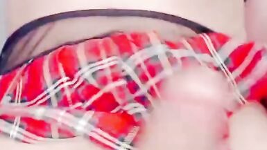 Sissy with hard dick having fun on cam pt 3 - 12 image