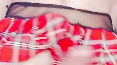 Sissy with hard dick having fun on cam pt 3 - 3 image