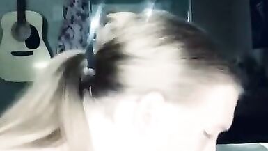 Hot Femboy Sissy Eats All His Cum - 4 image