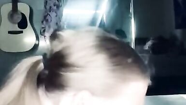 Hot Femboy Sissy Eats All His Cum - 5 image