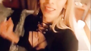 Transgender Hookers big buldge under the dress look for fuck