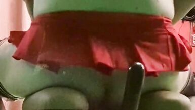 Mrs Samantha riding her Love Glider fuck-chair at the beach, until she comes hard! - 13 image