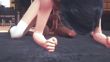 Yaoi Femboy - Ash jerks off and sucks another femboy's cock - 6 image