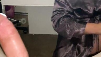 Fem Bitch Sucking & Throating Inexperienced 22 Year Old [Older Video] - 9 image