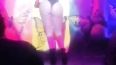 tranny dancing in a nightclub giving sexual services