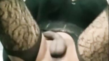 Indian shemale double penitration (dildo) - 11 image