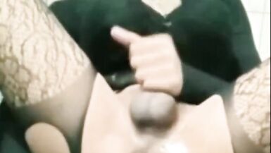 Indian shemale double penitration (dildo) - 14 image