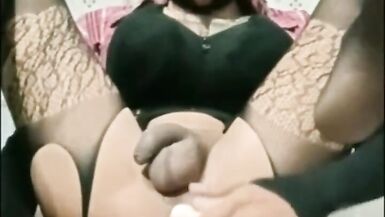 Indian shemale triple penetration (dildo) - 12 image