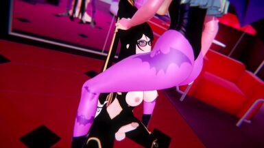 Two Futa Bayonettas x two Futa Morrigans orgy - 2 image