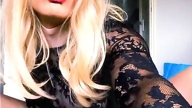 CHAIN SMOKING BIMBO FOR BIG BLACK COCK - 8 image