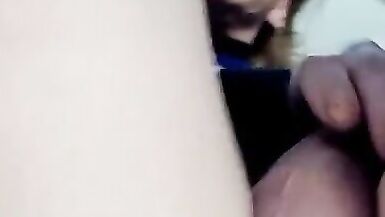 Trans girl cums hands free deep throats banana - 13 image