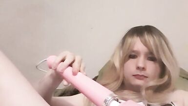 Long vibrator orgasm - 3 image