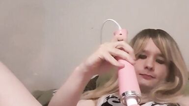 Long vibrator orgasm