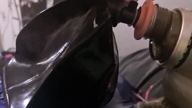 breathplay with gasmask - 8 image