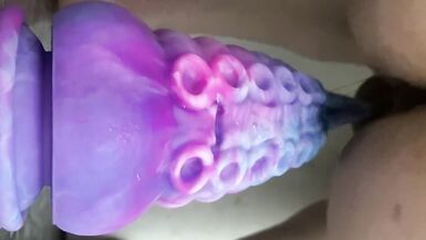 Cute Sissy Masturbates Tentacle to Sissygasm - 5 image