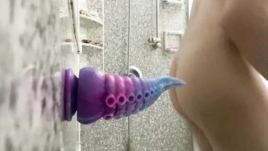 Cute Sissy Masturbates Tentacle to Sissygasm - 7 image