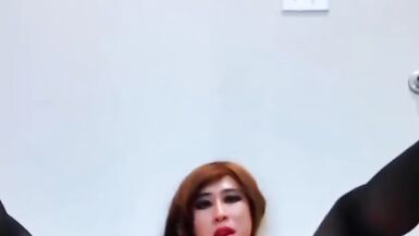 Sissy slut Bess milks herself dry - 10 image